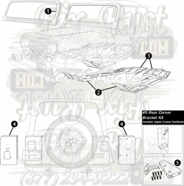 1987-1996 Wrangler (YJ)