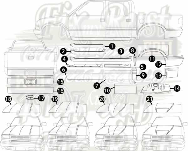 1994-2003 Chevy S-10 Pickup