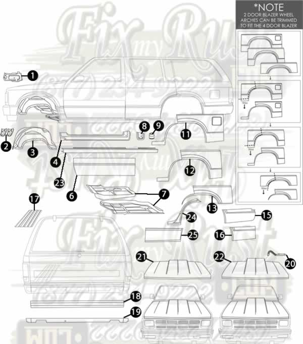 1983-1994 GMC S-15 Jimmy