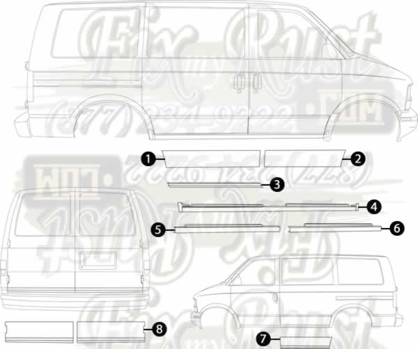 1985-2005 GMC Safari Van