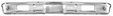 3071012 - 1971-1972 Chevy Pickup Chrome Front Bumper