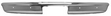 3071020 - 1967-1972 Chevy Fleetside Pickup Chrome Rear Bumper