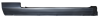 4772002 - 1985-1989 Mercury Merkur XR4TI Rocker Panel With Side Plate Passenger's Side